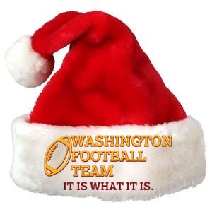 Washington Football Team It Is What It Is Premium Christmas Santa Hat