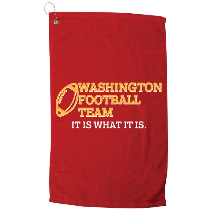 Washington Football Team It Is What It Is Golf Towel