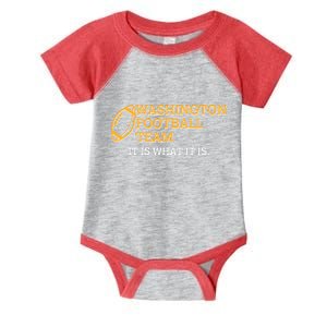 Washington Football Team It Is What It Is Infant Baby Jersey Bodysuit