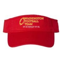 Washington Football Team It Is What It Is Valucap Bio-Washed Visor