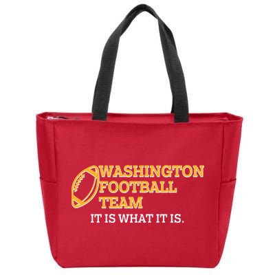 Washington Football Team It Is What It Is Zip Tote Bag