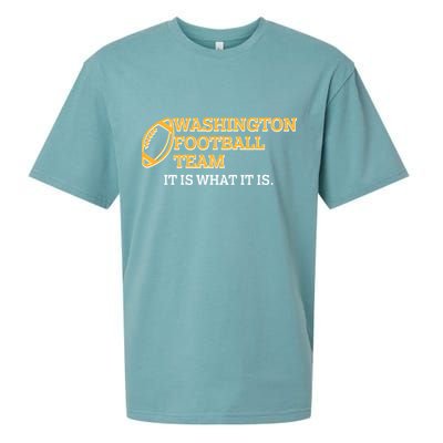 Washington Football Team It Is What It Is Sueded Cloud Jersey T-Shirt