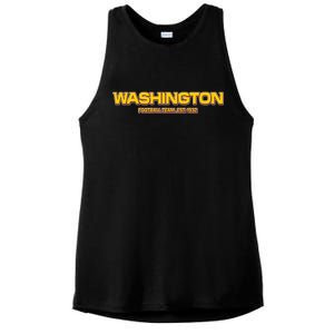 Washington Football Team Logo Ladies PosiCharge Tri-Blend Wicking Tank