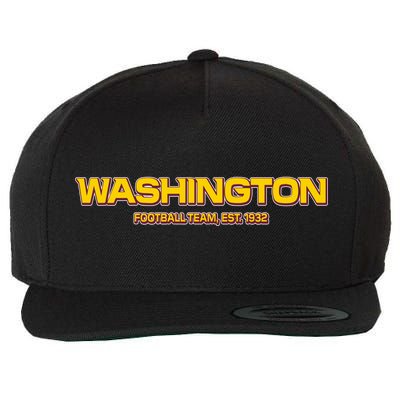 Washington Football Team Logo Wool Snapback Cap