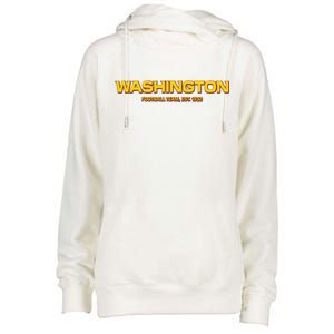 Washington Football Team Logo Womens Funnel Neck Pullover Hood