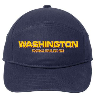 Washington Football Team Logo 7-Panel Snapback Hat