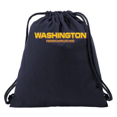 Washington Football Team Logo Drawstring Bag