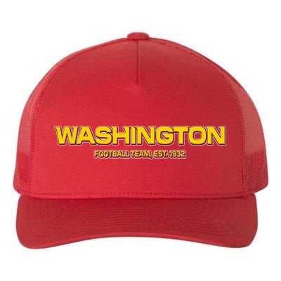 Washington Football Team Logo Yupoong Adult 5-Panel Trucker Hat