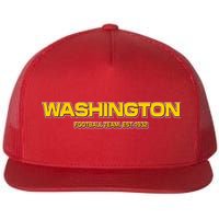 Washington Football Team Logo Flat Bill Trucker Hat