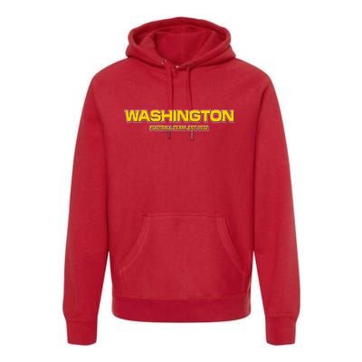 Washington Football Team Logo Premium Hoodie