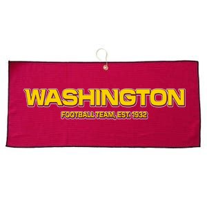 Washington Football Team Logo Large Microfiber Waffle Golf Towel