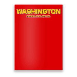 Washington Football Team Logo Poster