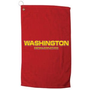 Washington Football Team Logo Platinum Collection Golf Towel