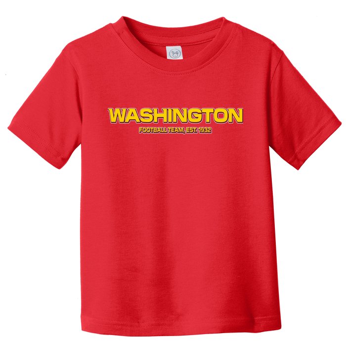 Washington Football Team Logo Toddler T-Shirt
