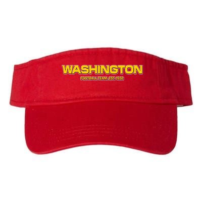 Washington Football Team Logo Valucap Bio-Washed Visor