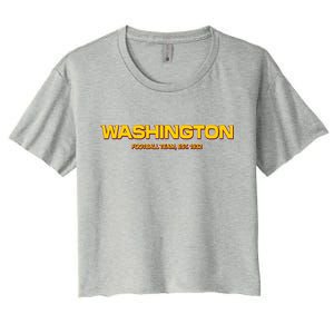 Washington Football Team Logo Women's Crop Top Tee