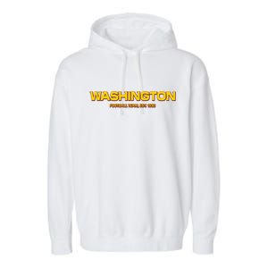 Washington Football Team Logo Garment-Dyed Fleece Hoodie