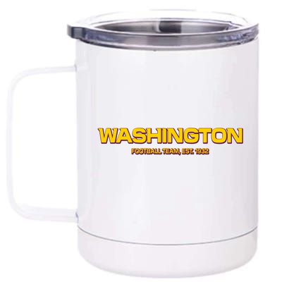 Washington Football Team Logo 12 oz Stainless Steel Tumbler Cup