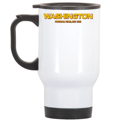 Washington Football Team Logo Stainless Steel Travel Mug