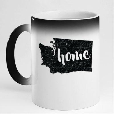 Washington Home State 11oz Black Color Changing Mug