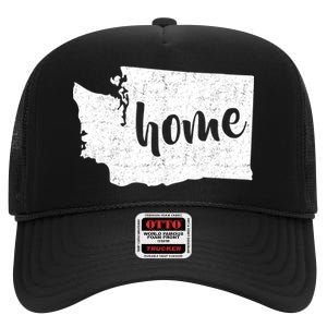 Washington Home State High Crown Mesh Back Trucker Hat