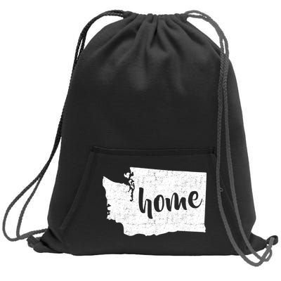 Washington Home State Sweatshirt Cinch Pack Bag