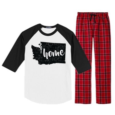 Washington Home State Raglan Sleeve Pajama Set