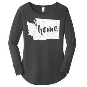 Washington Home State Women's Perfect Tri Tunic Long Sleeve Shirt