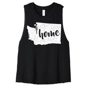 Washington Home State Women's Racerback Cropped Tank