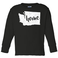 Washington Home State Toddler Long Sleeve Shirt