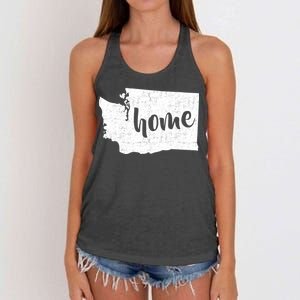 Washington Home State Women's Knotted Racerback Tank