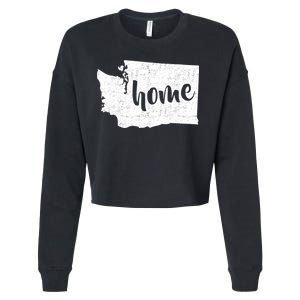 Washington Home State Cropped Pullover Crew