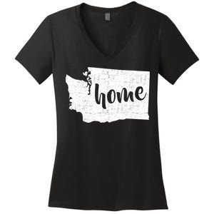 Washington Home State Women's V-Neck T-Shirt