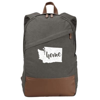 Washington Home State Cotton Canvas Backpack