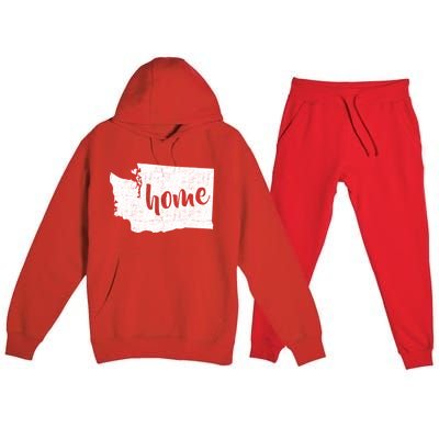 Washington Home State Premium Hooded Sweatsuit Set