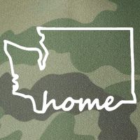 Washington Home State Map Legacy Tie Dye Trucker Hat