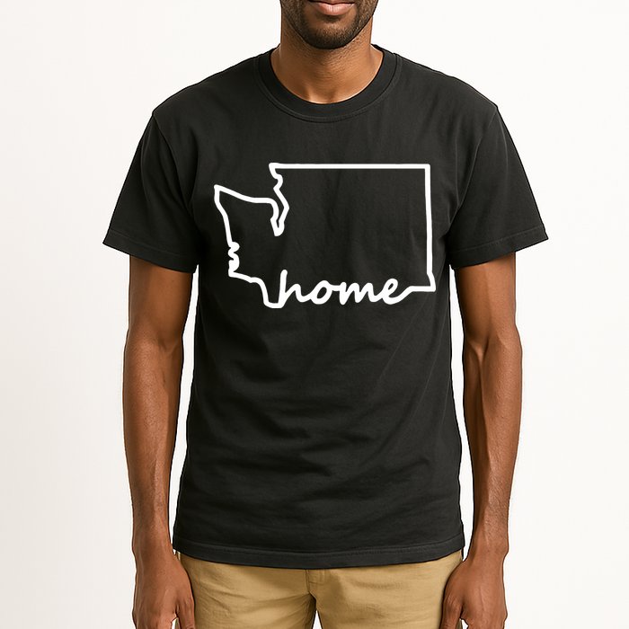 Washington Home State Map Tall T-Shirt