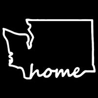Washington Home State Map Tall T-Shirt