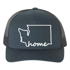 Washington Home State Map Yupoong Adult 5-Panel Trucker Hat