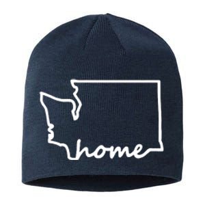 Washington Home State Map Sustainable Beanie