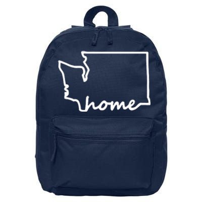 Washington Home State Map 16 in Basic Backpack