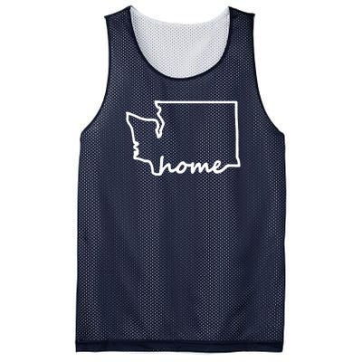 Washington Home State Map Mesh Reversible Basketball Jersey Tank