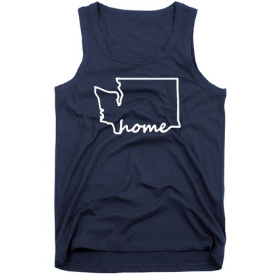 Washington Home State Map Tank Top