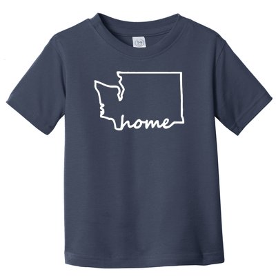 Washington Home State Map Toddler T-Shirt