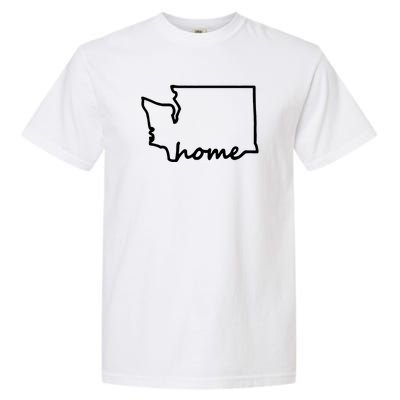 Washington Home State Map Garment-Dyed Heavyweight T-Shirt