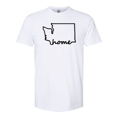 Washington Home State Map Softstyle® CVC T-Shirt