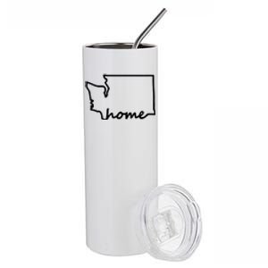 Washington Home State Map Stainless Steel Tumbler