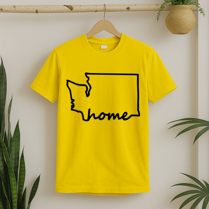 Washington Home State Map T-Shirt