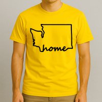 Washington Home State Map T-Shirt