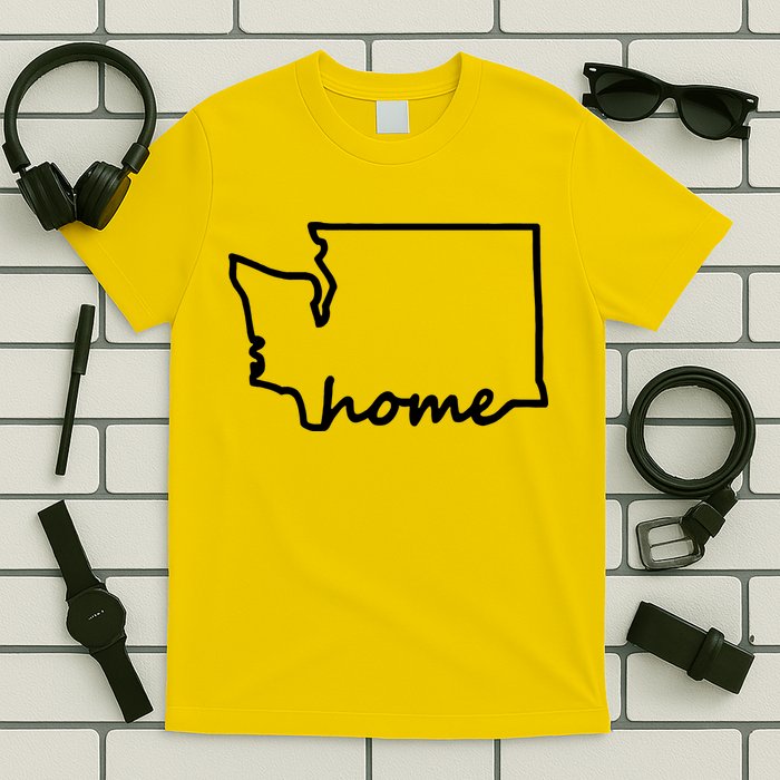 Washington Home State Map T-Shirt
